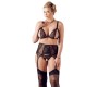 Cottelli Curves Bra Suspender Set 2XL