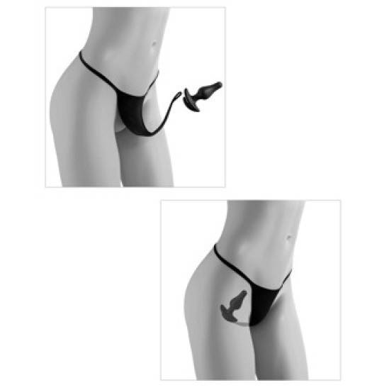 Hookup Panties Kaugjuhtimispult Bowtie Bikini XL-XXL