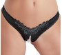 Cottelli Lingerie G-String Pearls black S