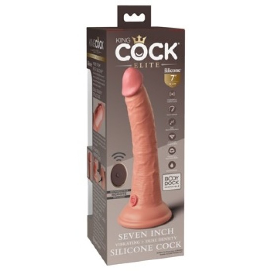 King Cock Elite KCE 7 DD vibracinis čiaupas RC Lig