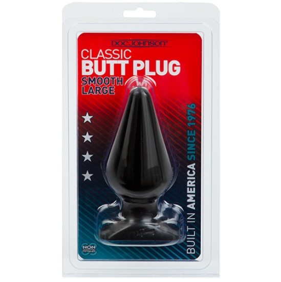 Doc Johnson CLASSIC BUTT PLUG BLACK LIELS