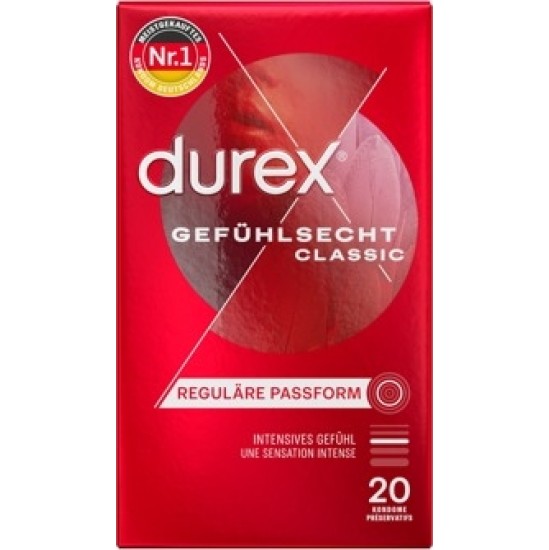 Durex Gefühlsecht Klase 20 gab