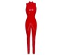 Black Level Vinyl Jumpsuit red S