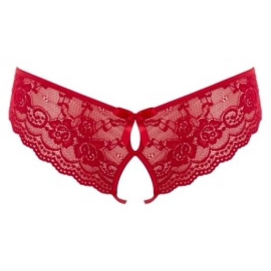 Cottelli Lingerie Lace Briefs Crotchless L