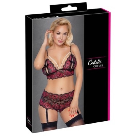 Cottelli Curves Комплект бюстгальтера Pearl XL/2XL