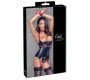 Cottelli Bondage Basque black/red S