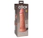 King Cock Elite KCE 8 DD Vibrating Cock Light