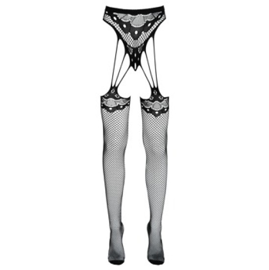 Cottelli Legwear String with Stockings S-L