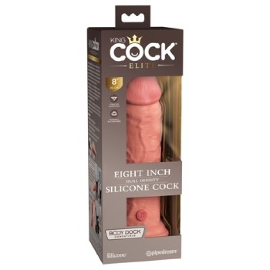 King Cock Elite KCE 8 Dual Density Cock Light