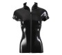 Late X Latex Shirt Zip black XS