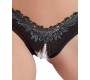 Cottelli Lingerie Стринги с жемчугом черные M