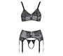 Cottelli Lingerie Rinnahoidja komplekt must/valge L