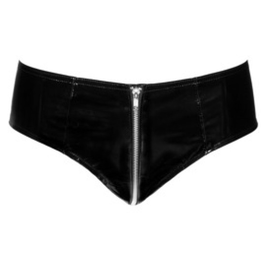 Black Level Vinyl Pants with a Zip L