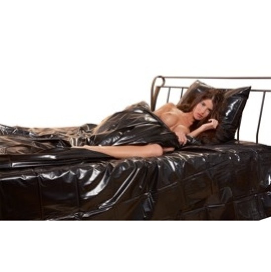 Fetish Collection Vinyl Duvet Cover black