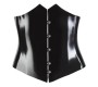 Late X Latex Waist Cincher black S