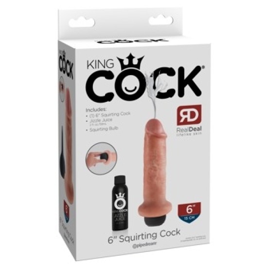 King Cock KC 6-дюймовый светильник для сквиртующего члена