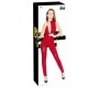 Black Level Vinyl Jumpsuit red S