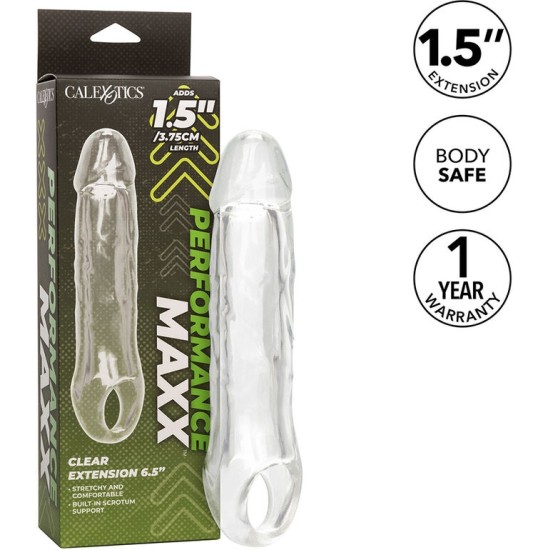 California Exotics PERFORMANCE MAXX CLEAR EXTENSION 6,5 caurspīdīgs