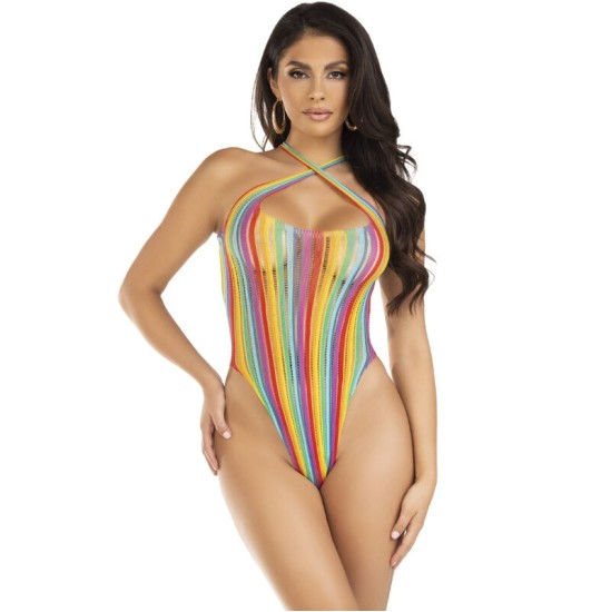 Leg Avenue Teddies LEG AVENUE - CROSS BODYSUIT MULTICOLOR