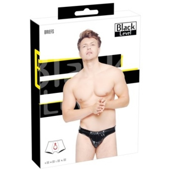 Black Level Vinyl Man Briefs S