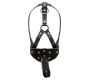 Zado LeatherHead harness with Dildo