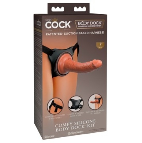 King Cock Elite KCE Comfy Silicone B dokikomplekt