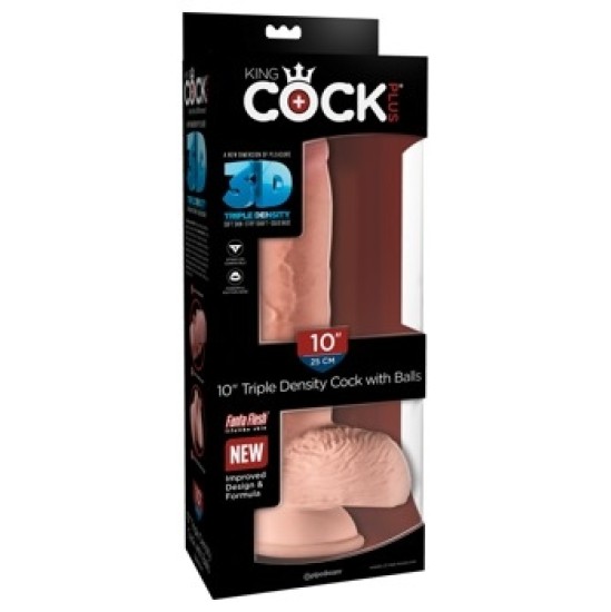 King Cock Plus KCP 10 TD Член с яйцами