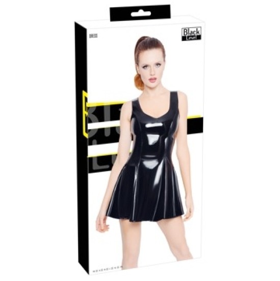 Black Level Vinyl Dress black L