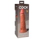 King Cock Elite KCE 8 Dual Density Cock Tan