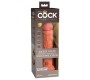 King Cock Elite KCE 8 DD Vibrating Cock Tan