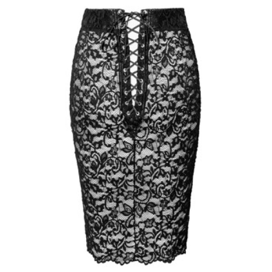 Noir Skirt Lace S