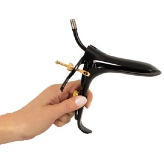 Fetish Collection Speculum w Air&Liquid Tube Gol