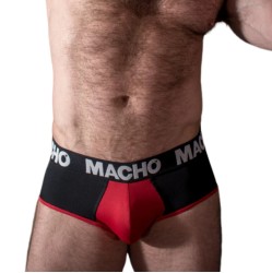 Macho Underwear МАЧО - MS26N SLIP ЧЕРНЫЙ/КРАСНЫЙ XL