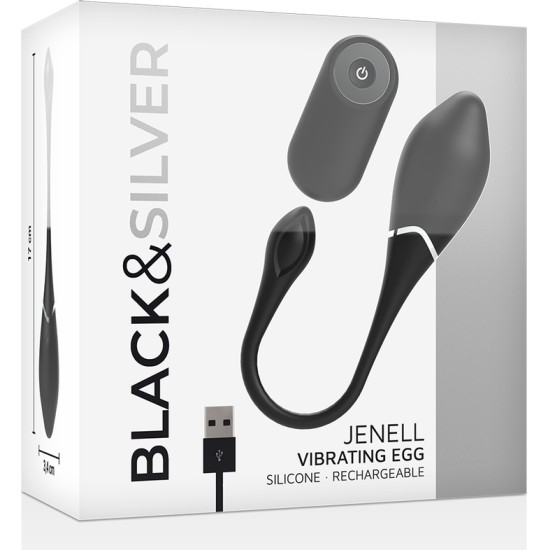 Black&Amp;Silver JENELL UZLĀDĒJAMĀ VIBRĒJOŠĀ OLA