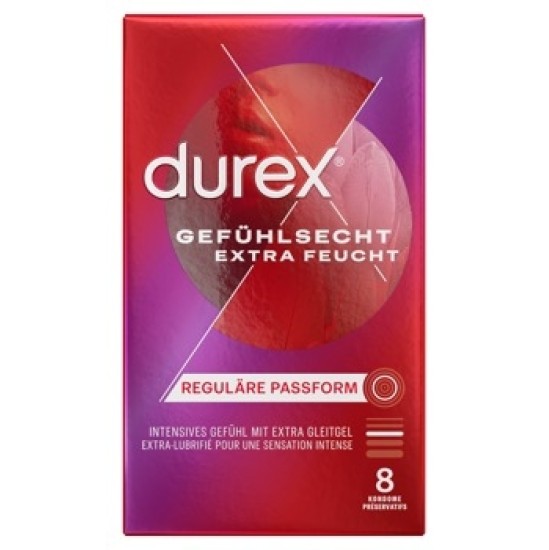 Durex Gefühl.extra lubr. 8шт