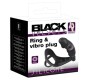 Black Velvets Vibrating Silicone Plug
