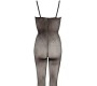 No:xqse Tinklinis Catsuit juodas dydis S/M