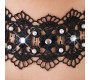 Cottelli Accessoires Tikitud Choker + Rhinestones