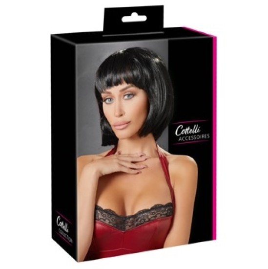 Cottelli Accessoires Black Bob Wig