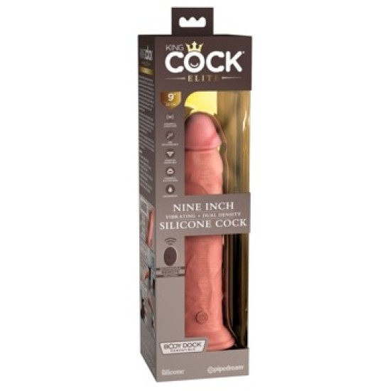 King Cock Elite KCE 9 DD Vibrating Cock RC Lig