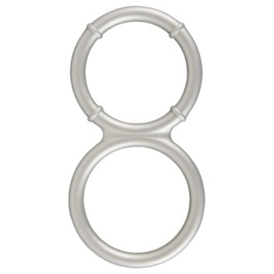 You2Toys Metallic Silicone Double Ring