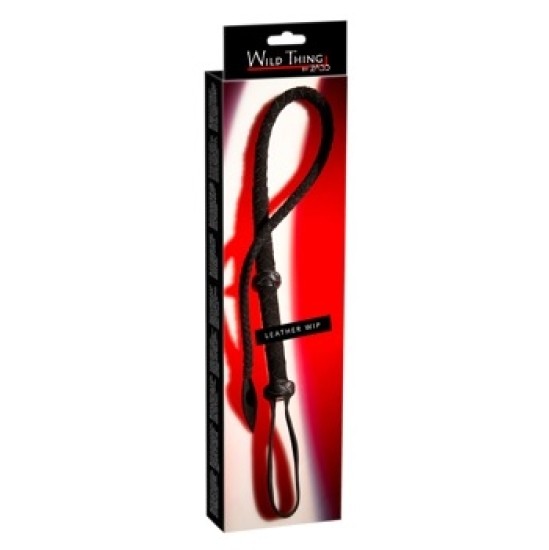 Wild Thing By Zado Single Tail Leather Whip