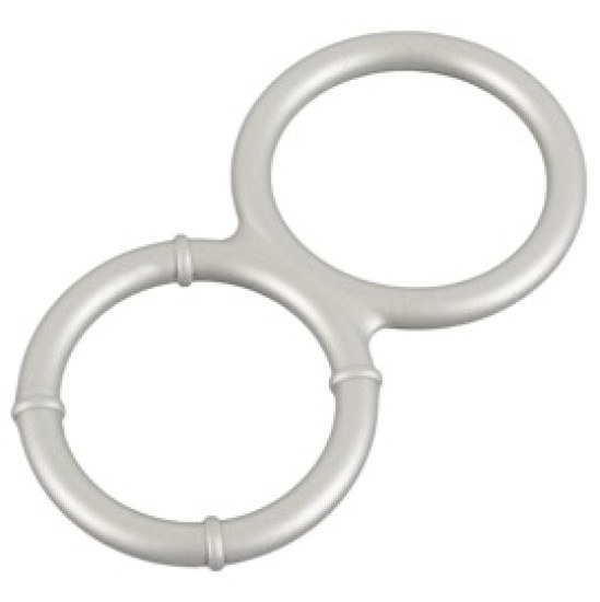 You2Toys Metallic Silicone Double Ring