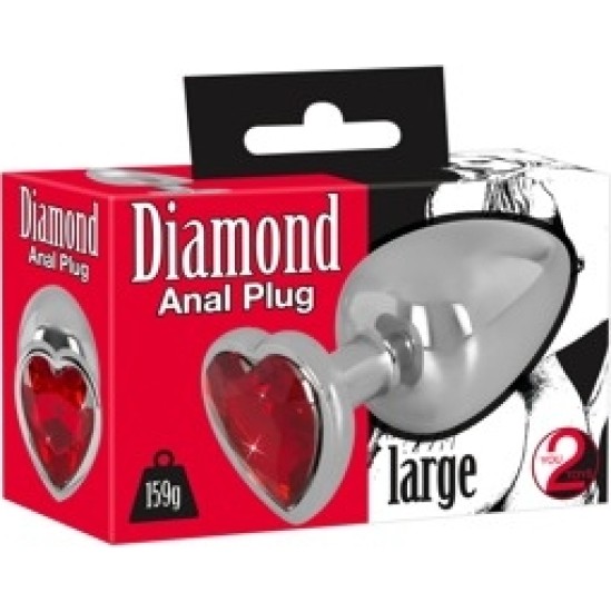 You2Toys Didelis Diamond Butt Plug