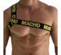 Macho Underwear MACHO - ROMĖNĖS DIRŽAI GELTONI L/XL