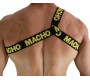 Macho Underwear MACHO - ROMĖNĖS DIRŽAI GELTONI L/XL