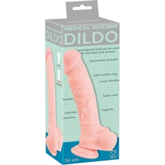 Medical Silicone Dildo 24 cm