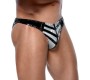 Black Level Vinyl Thong Men XL