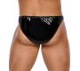 Black Level Vinyl Thong Men XL