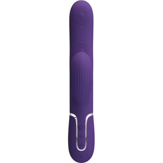 Pretty Love Flirtation PRETTY LOVE – PERLITA G-SPOT VIBRATOR 3 IN 1 MULTIFUNCTION LILLA